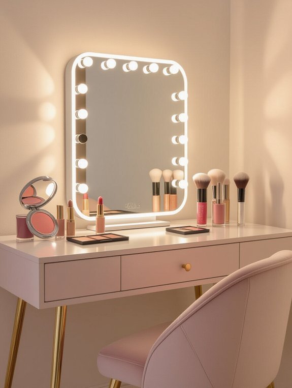 adjustable brightness for makeup