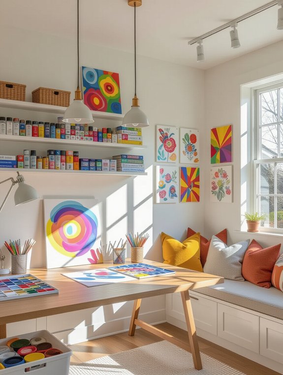 adjustable mood enhancing lighting options
