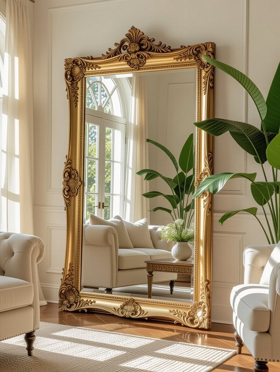 bold oversized statement mirrors