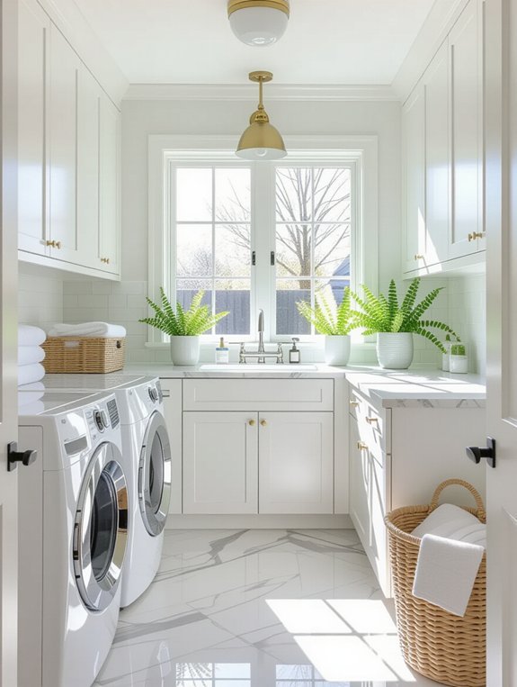 bright airy laundry transformation