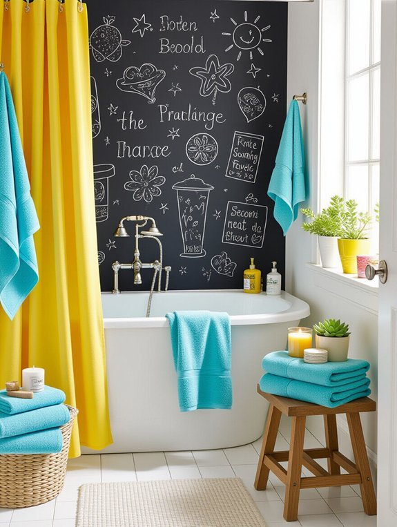chalkboard wall for creativity