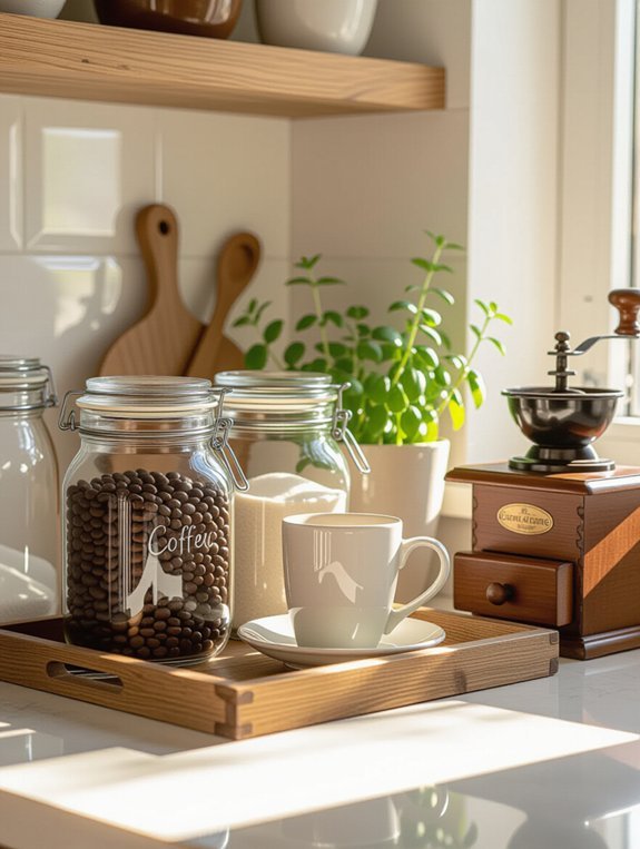 charming clear storage jars