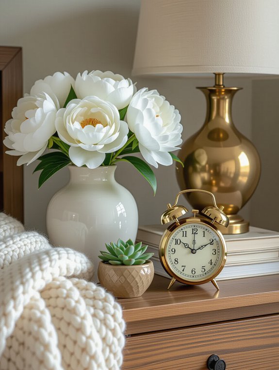 charming nightstand display essentials