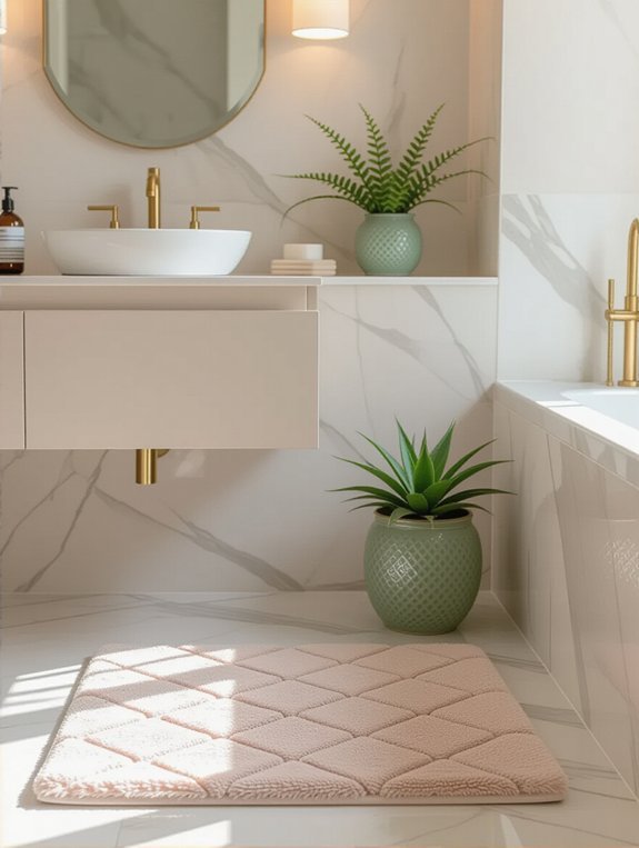 chic bath mat benefits