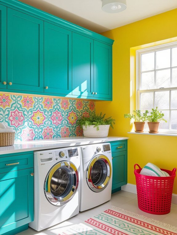 colorful and cheerful laundry