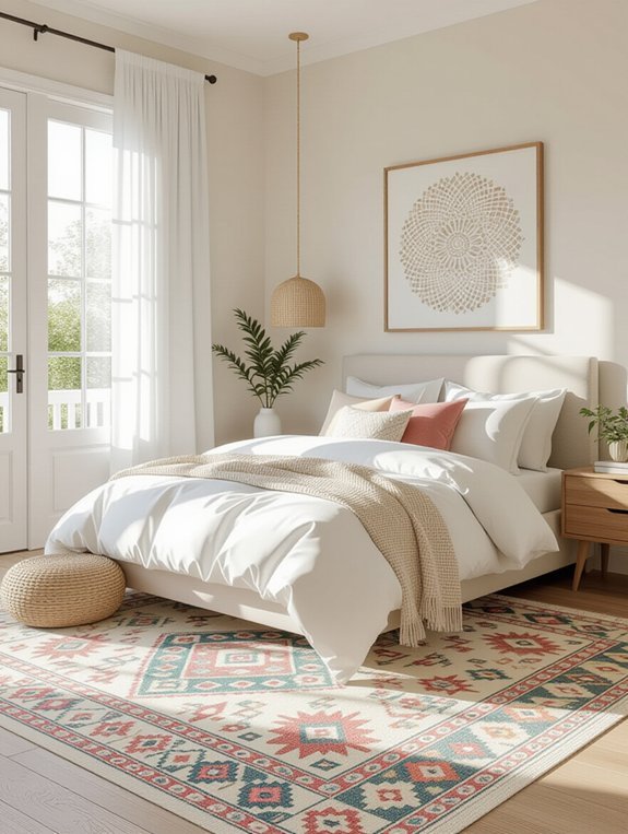 colorful area rug benefits