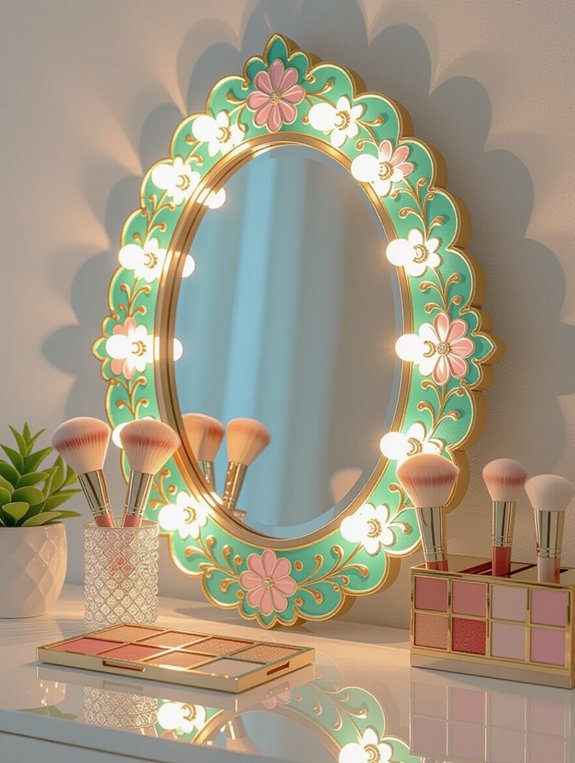colorful decorative mirror ideas