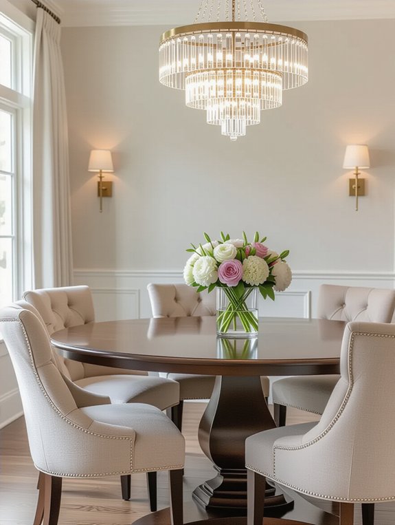 comfortable and stylish dining