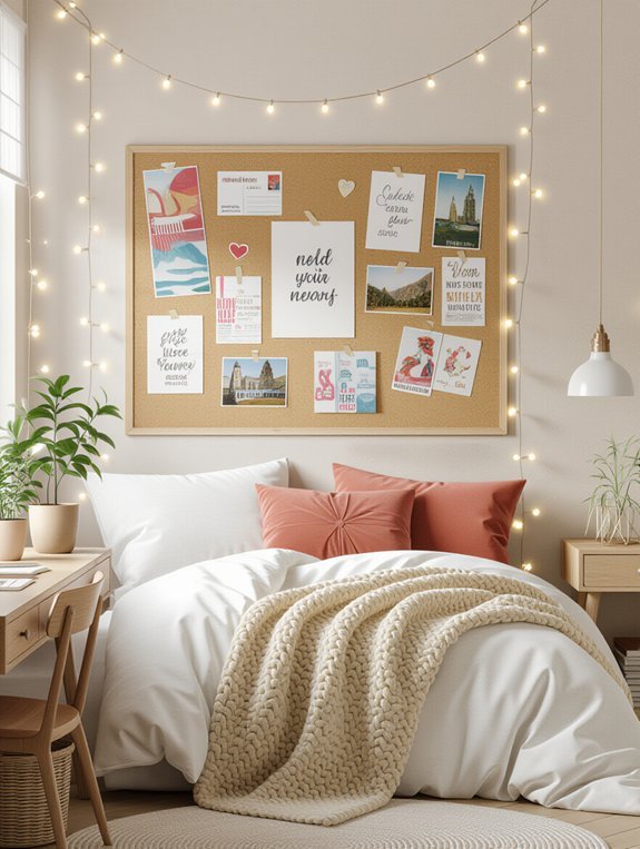 corkboard for personal inspiration