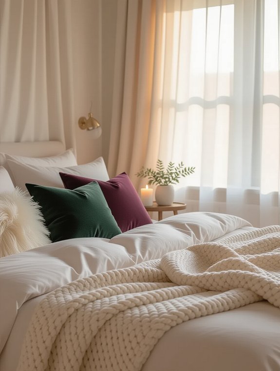 cozy bedding for relaxation