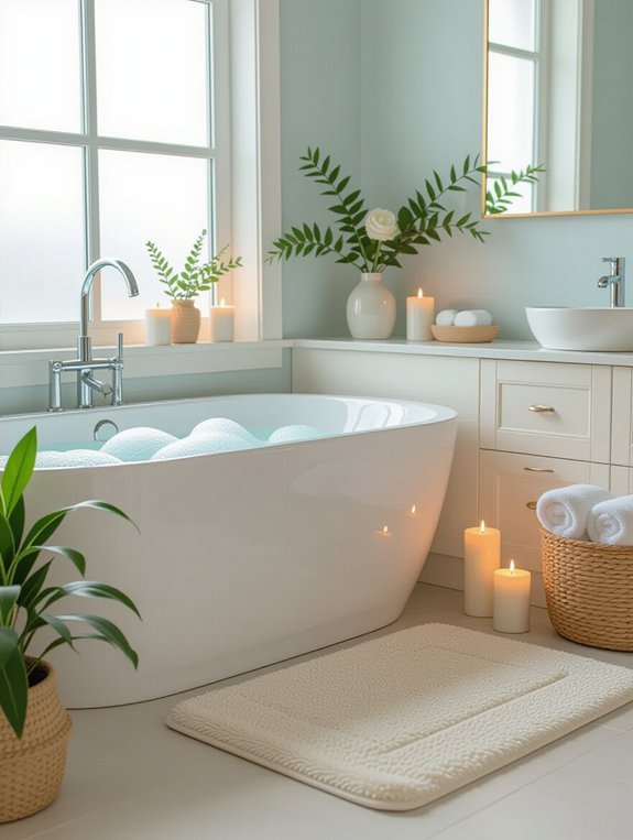 cozy plush bath mat