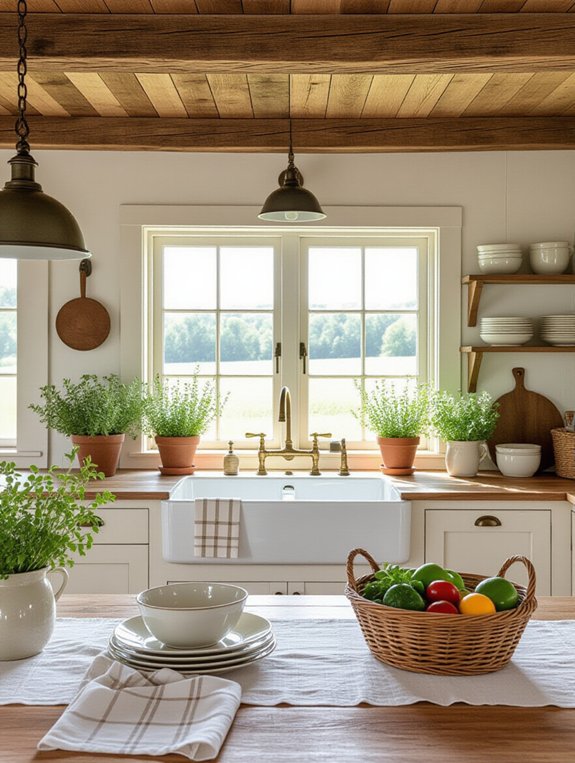 cozy rustic kitchen elements