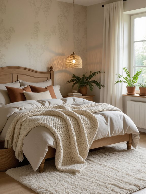 cozy textiles for warmth