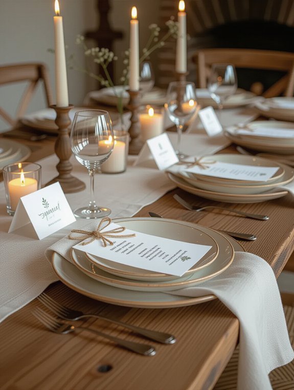 creative and personalized place cards