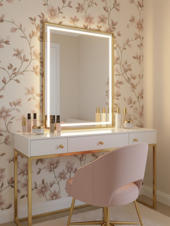 customizable modular vanity mirror