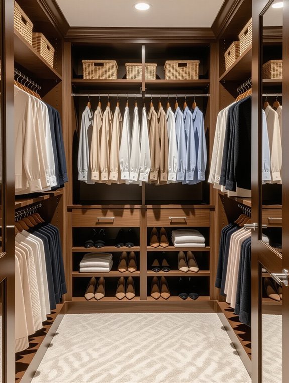 double hanging rod solution