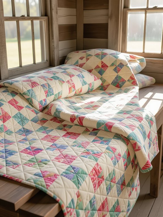 double wedding ring quilt