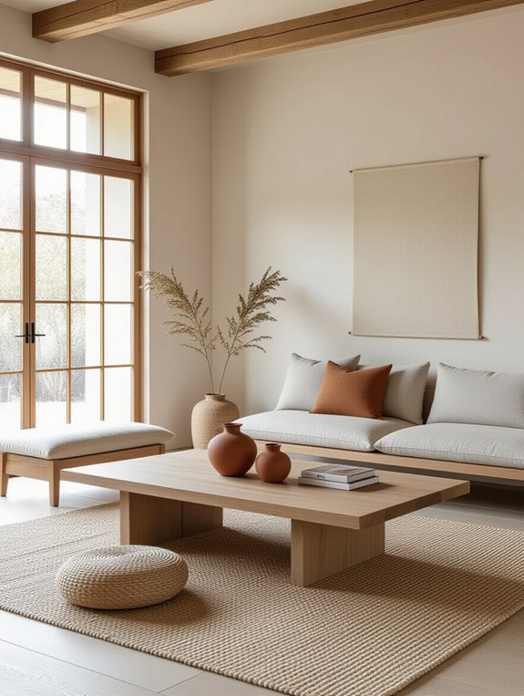 earthy accessories enhance tranquility