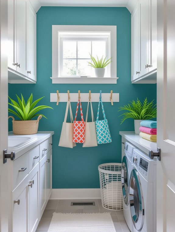 efficient laundry room organization