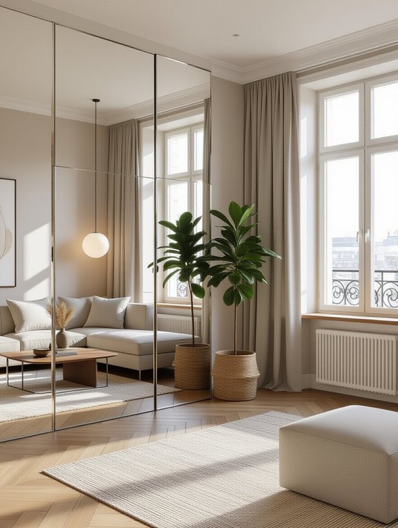 elegant light reflecting dividers
