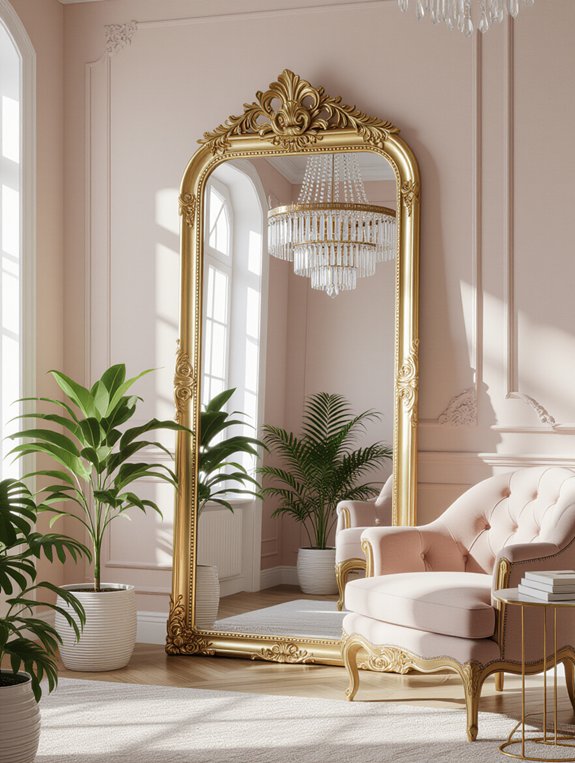 elegant mirrors enhance spaces