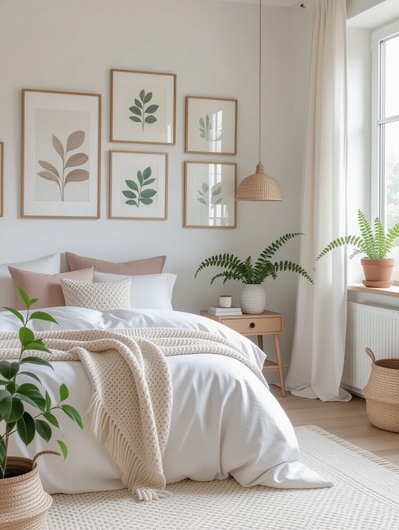 elevate bedroom with artwork