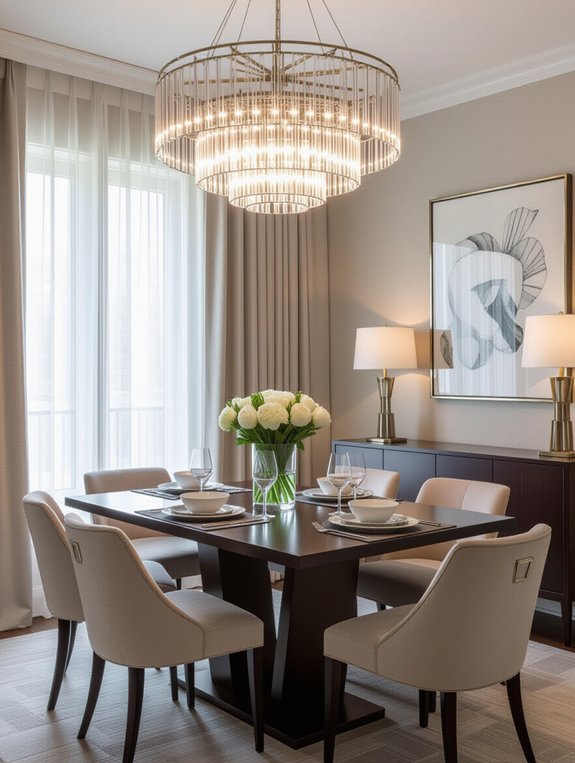 elevate dining with lighting