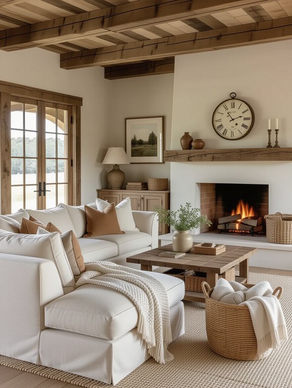 elevate farmhouse living room