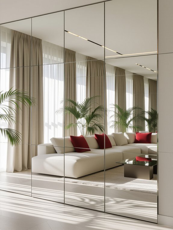 elevate space with mirrors