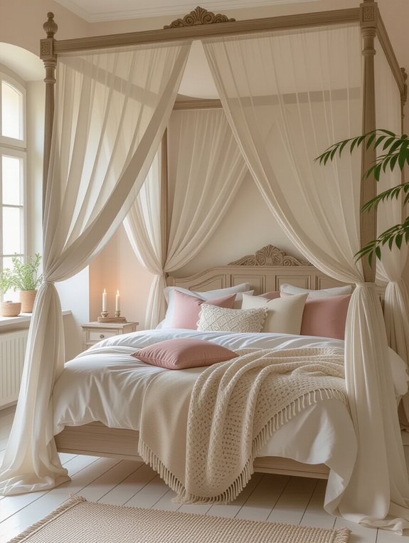 enchanted canopy bed retreat