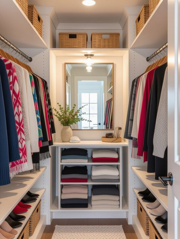 enhance closet organization stylishly