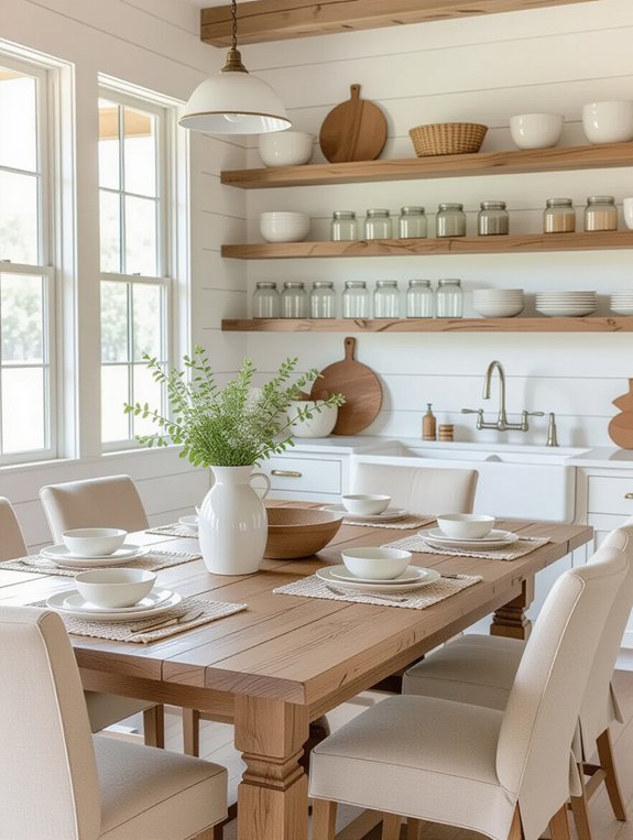 farmhouse dining table essentials