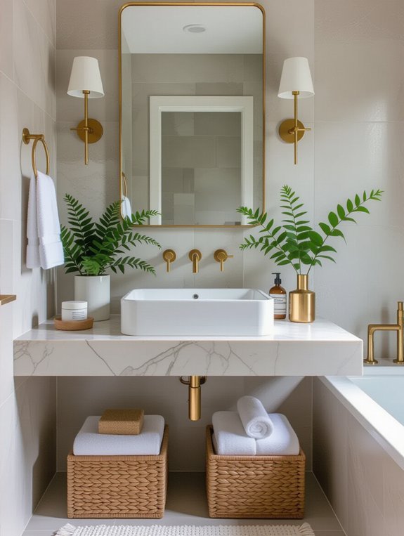floating sink design benefits
