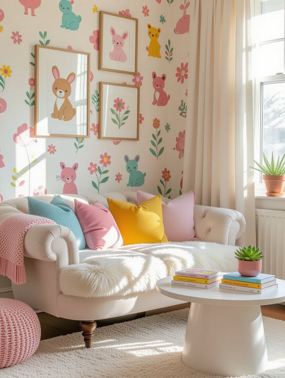 fun and bold wallpaper options