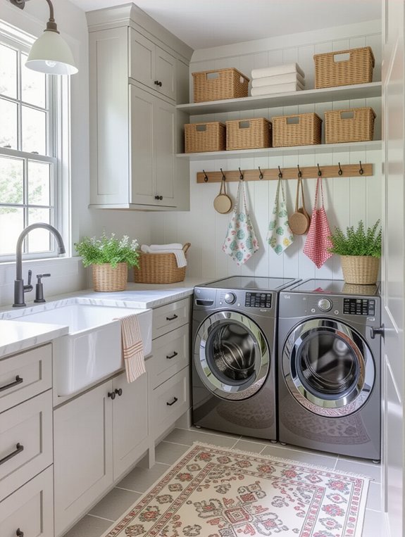 functional family laundry design