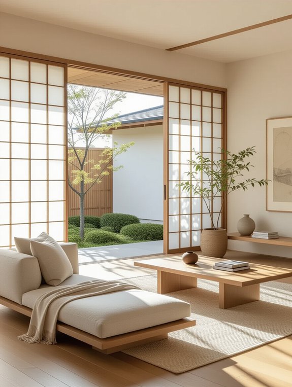 functional minimalist sliding doors