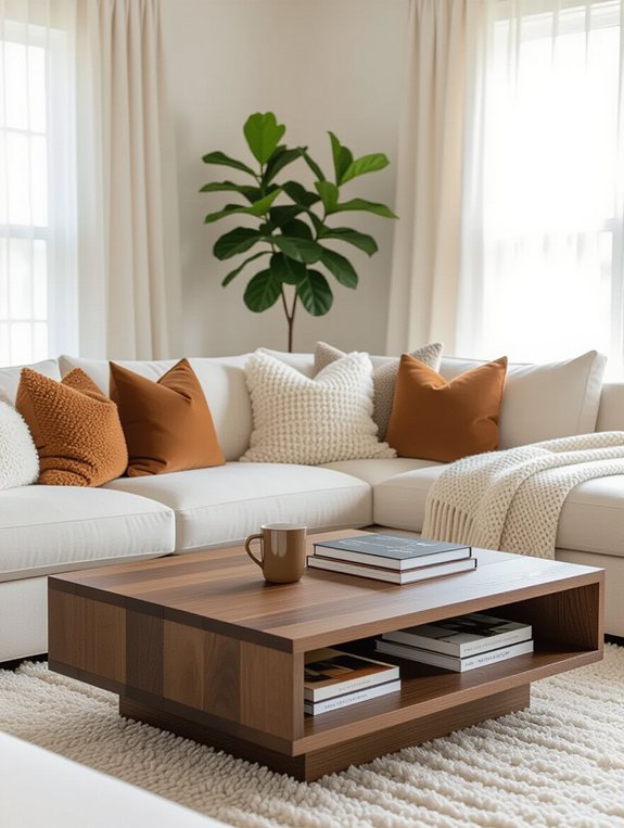 functional storage coffee table
