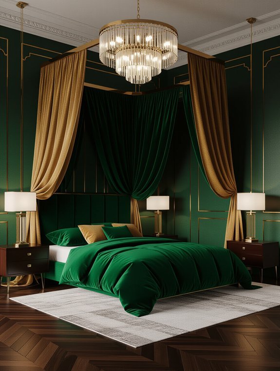 geometric elegance rich hues