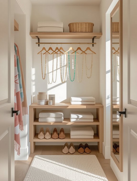 hang jewelry organizer efficiently