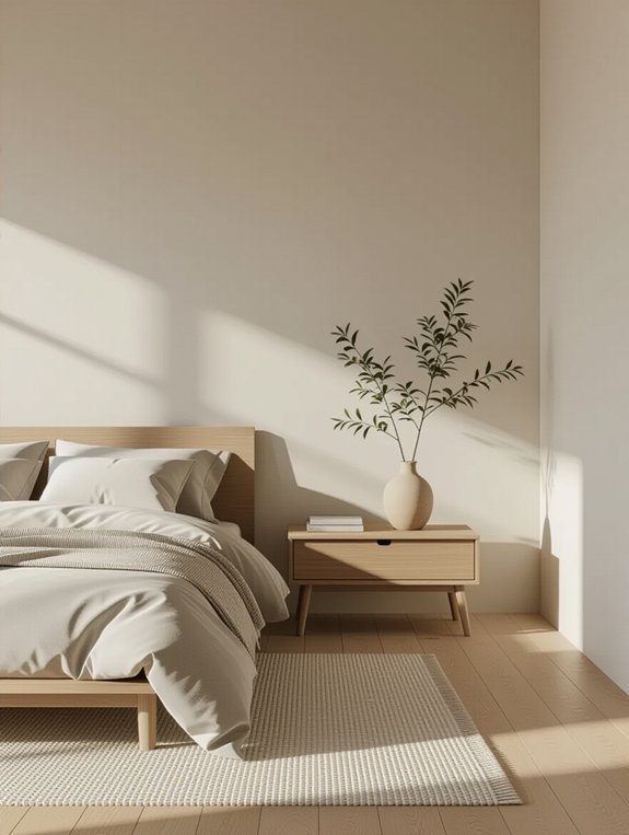 harmonious japandi bedroom decor