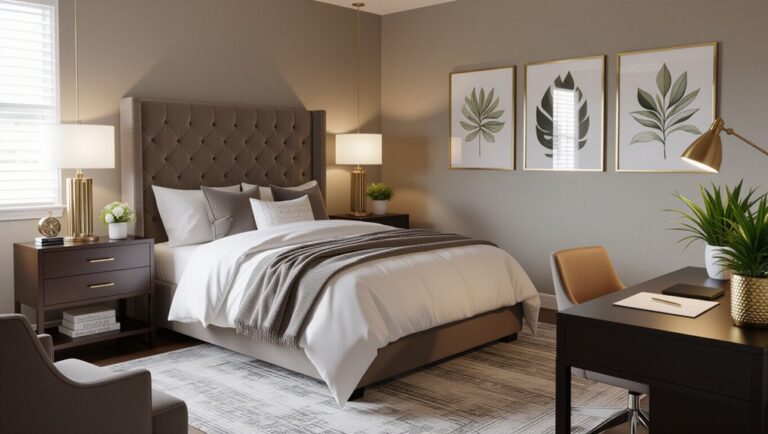 high end dorm room inspiration
