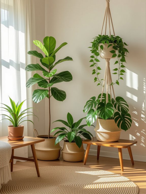 indoor plants enhance freshness