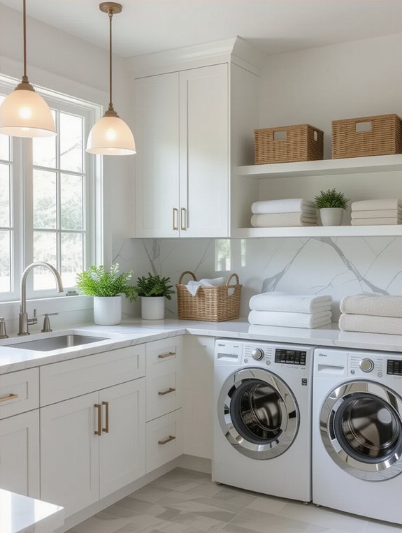 innovative laundry room lighting
