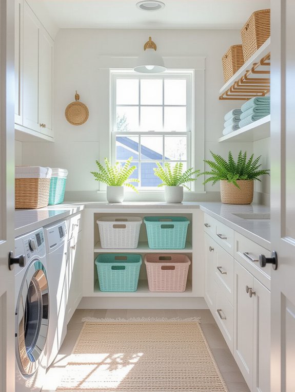 laundry sorting basket system