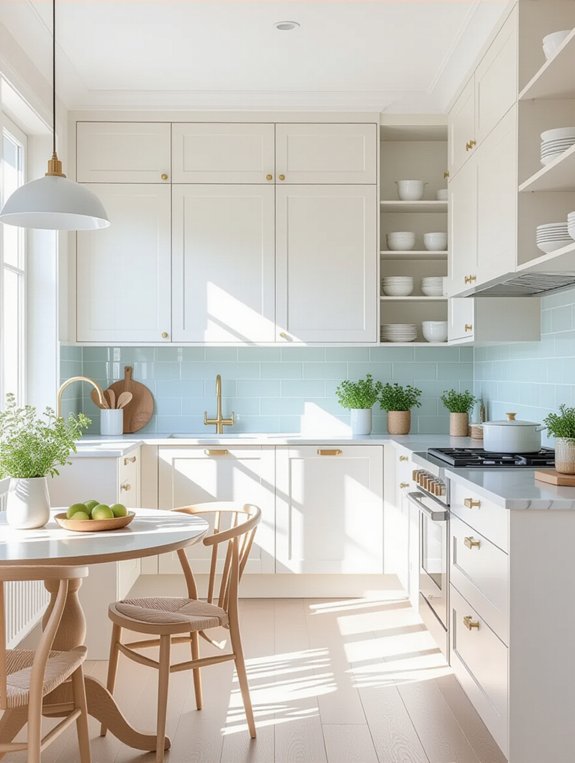 light colors create spaciousness