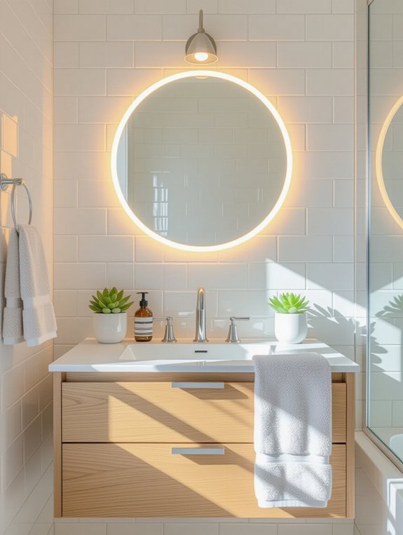 lighted vanity mirror benefits