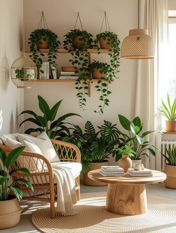 lush greenery for serenity
