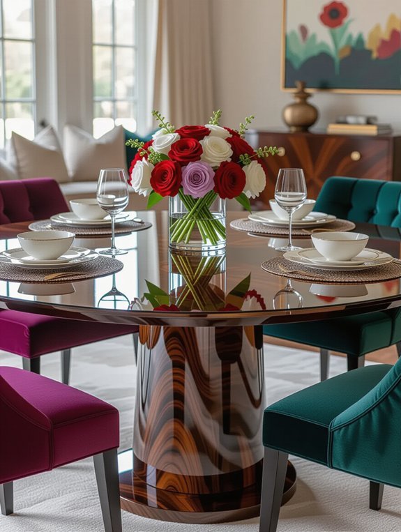 luxurious high gloss surfaces