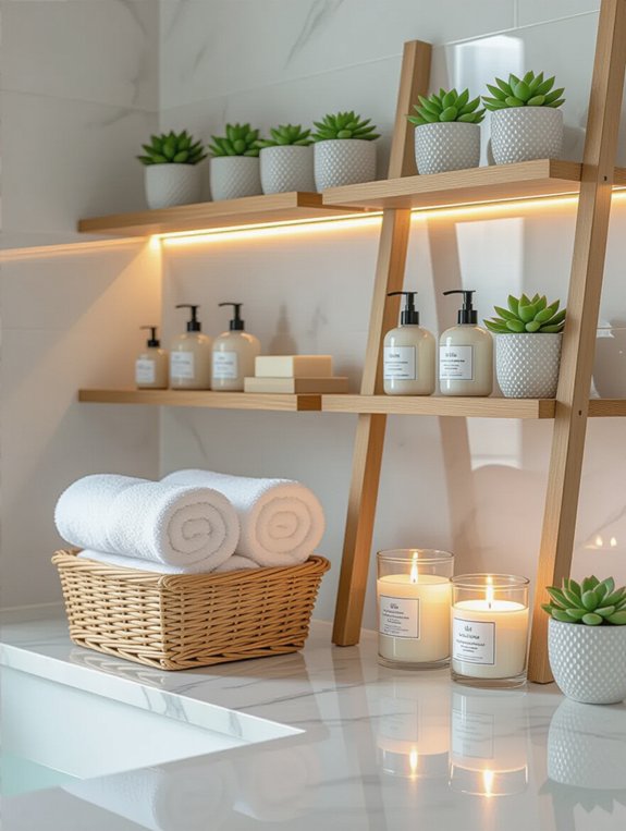 maximize bathroom storage solutions