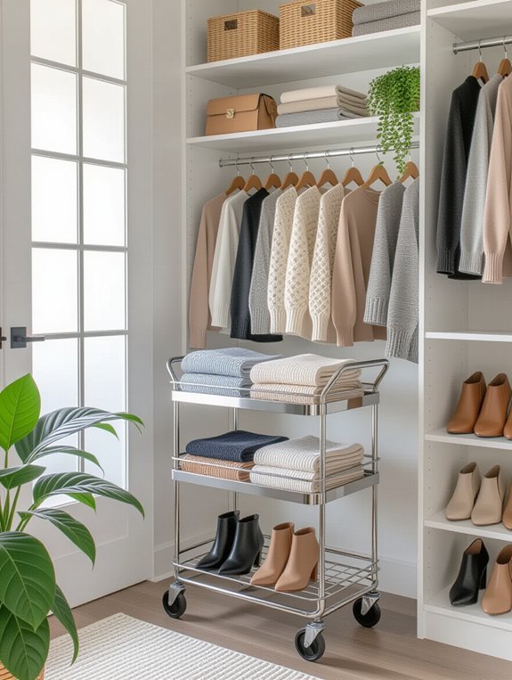 maximize closet organization mobility